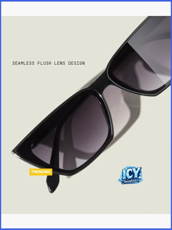 Oversized Cat Eye Sunglasses with UV Protected Lenses